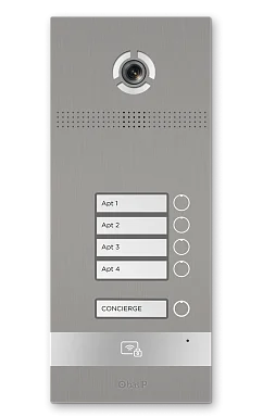 Вызывная панель BAS-IP BI-04FB SILVER