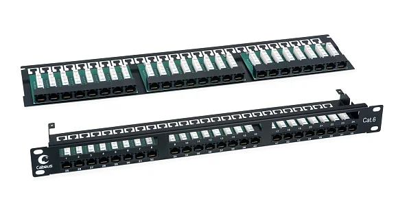 Cabeus PLHD-48-Cat.6-Dual (7777c) Патч-панель 19"  на 48 портов