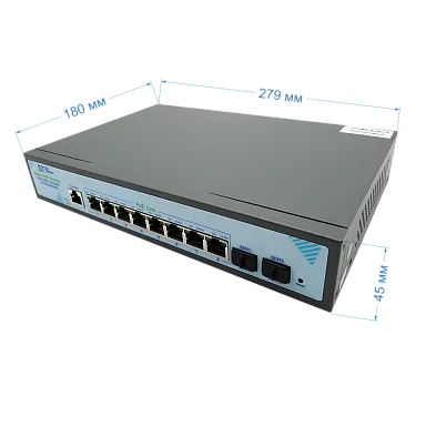 Коммутатор Space Technology ST-S308POE(8G/2S/1C/120W/A) PRO M