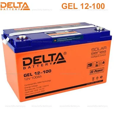 Аккумулятор Delta GEL 12-100 AGM (12 В / 100 Ач)
