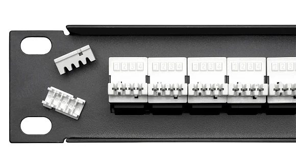 Cabeus PL-25-TEL-Toolless (7990c) Патч-панель 19"  на 25 портов