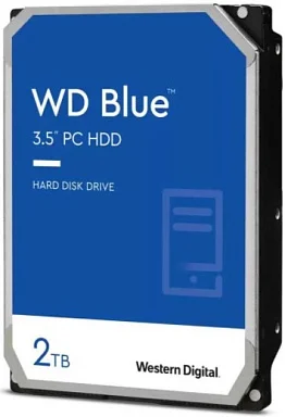 Жесткий диск HDD Western Digital WD20EZBX,  2 ТБ, 256 МБ 7200 об/мин