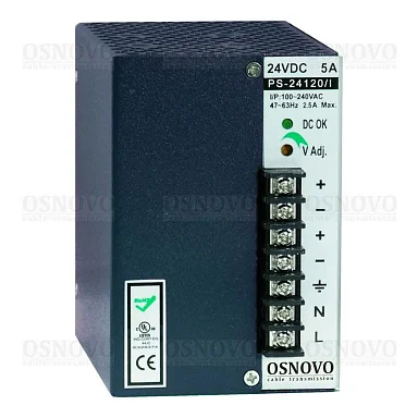 Блок питания OSNOVO PS-24120/I  24 В / 5А