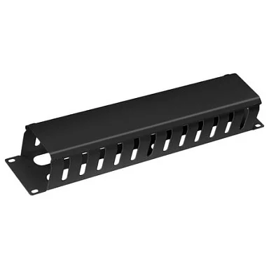 Cabeus JB07-2U-BK (8644c) Горизонтальный 2U кабельный органайзер 19" Черный