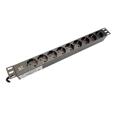 Space Technology Блок розеток ST-PDU-09 Вертикальный блок розеток 19" , до 16А