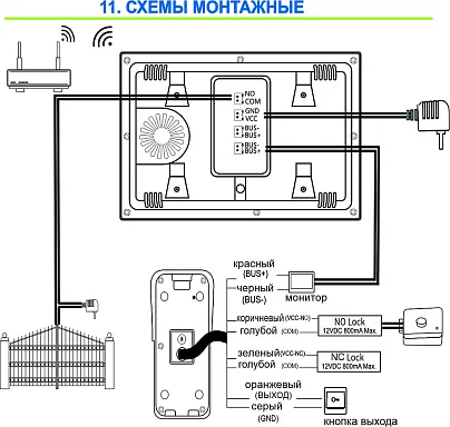 Монитор видеодомофона Space Technology ST-MР400/7 серия «Венера»