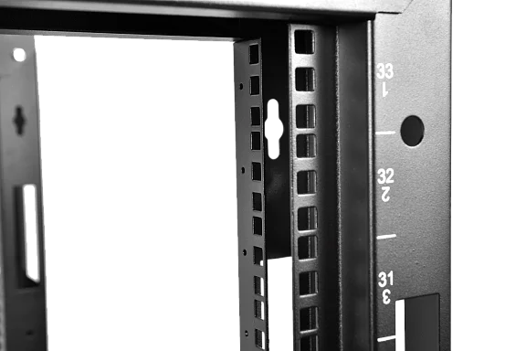 ЦМО СТК-24.2-9005 Открытая телекоммуникационная cтойка 19", 24U