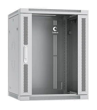 Cabeus SH-05F-15U60/45-R (10764c) Настенный 15U телекоммуникационный шкаф 19"