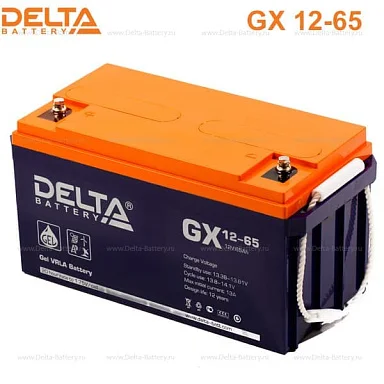 Аккумулятор Delta GX 12-65 GEL (12 В / 65 Ач)