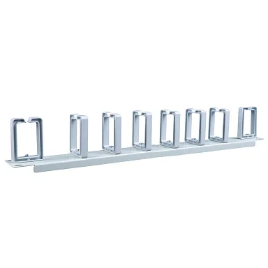 Cabeus JB08-1U-PR-GY (10629c) Горизонтальный 1U кабельный органайзер 19" Серый