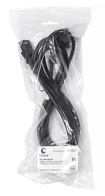Cabeus PC-186-VDE-3M (2101k) кабель питания Schuko + IEC 320 C13, 3 м