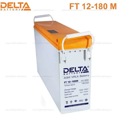 Аккумулятор Delta FT 12-180 M AGM (12 В / 180 Ач)