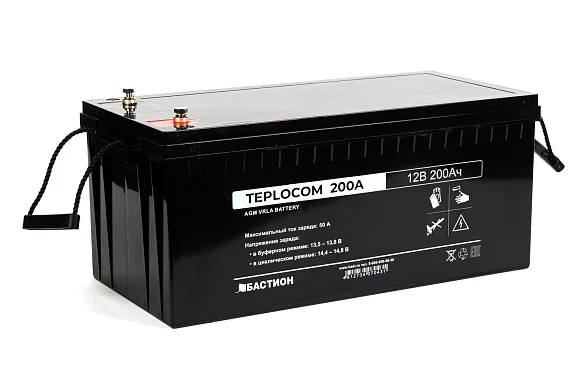 Аккумулятор Бастион АКБ TEPLOCOM 200Ач AGM (12 В / 200 Ач)