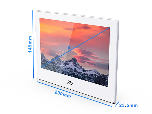 Монитор видеодомофона FOX FX-IVD800WPE АНДРОМЕДА 8W