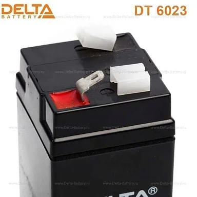 Аккумулятор Delta DT 6023 AGM (6 В / 2,3 Ач)