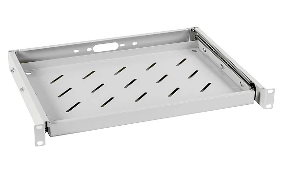 Cabeus JE10 (7150c) Серая перфорированная полка, 1U