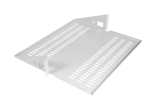 ЦМО МС-30.2 Серая перфорированная полка, 2U