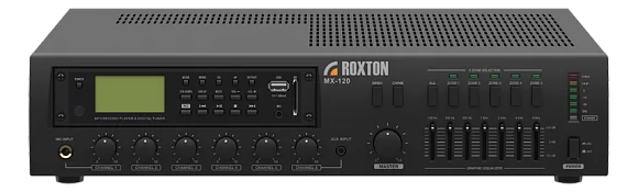 Roxton MX-120 Трансляционный усилитель 120 Вт, на 5 зон