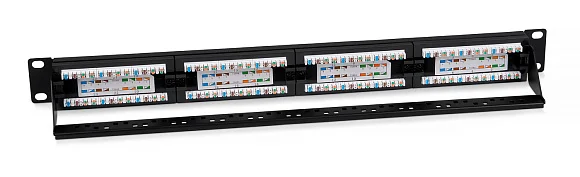 Cabeus PLAN-24-Cat.5e-Dual IDC (10190c) Патч-панель 19"  на 24 порта