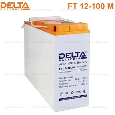 Аккумулятор Delta FT 12-100 M AGM (12 В / 100 Ач)