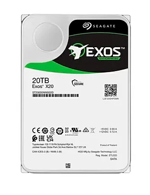 Жесткий диск HDD SEAGATE ST20000NM002D,  20 ТБ, 256 МБ 7200 об/мин