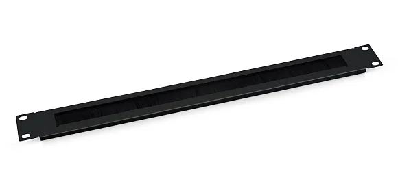 Cabeus SH-J004A-BK (8642c) Горизонтальный 1U кабельный органайзер 19" Черный