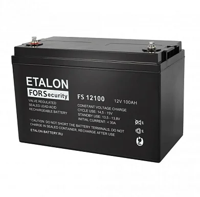 Аккумулятор ETALON FS 12100 AGM (12 В / 100 Ач)