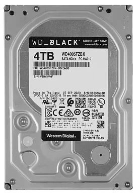Жесткий диск HDD Western Digital WD4005FZBX,  4 ТБ, 256 МБ 7200 об/мин