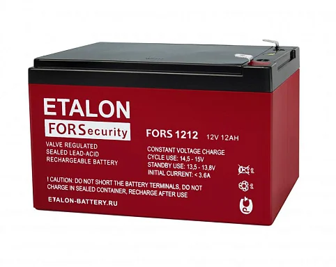Аккумулятор ETALON FORS 1212 AGM (12 В / 12 Ач)
