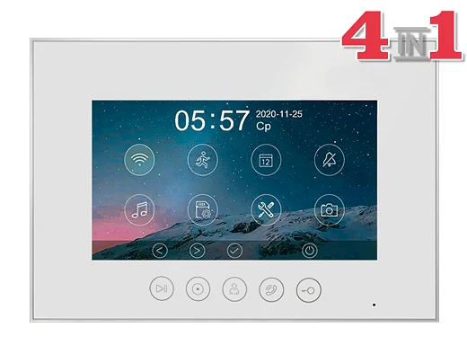 Монитор видеодомофона Tantos Marilyn HD s (White) UR