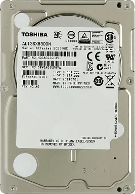 Жесткий диск HDD Toshiba AL13SXB300N,  300 ГБ, 64 МБ 15000 об/мин