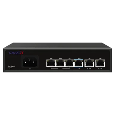 Коммутатор TRASSIR TR-NS1206-65-4PoE