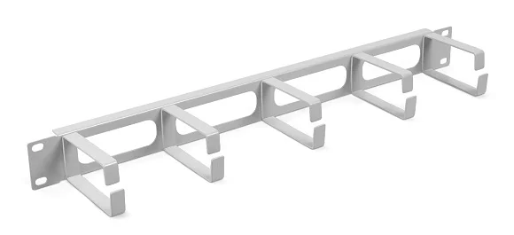 Cabeus JB08-1U-GY (7916c) Горизонтальный 1U кабельный органайзер 19" Серый