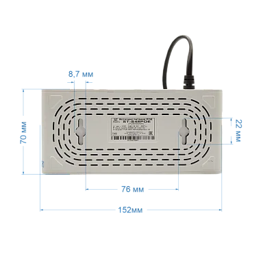 Коммутатор Space Technology ST-S48POE (P/2М/55W/А)