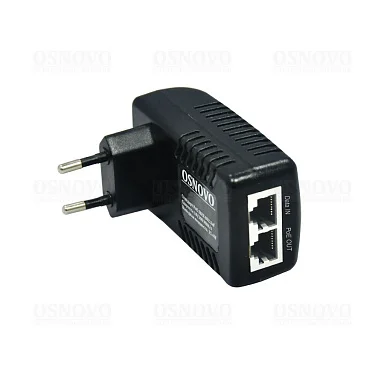 PoE Инжектор OSNOVO Midspan-1/151G, 1 PoE,  до 15,4 Вт