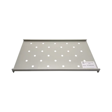 Space Technology Полка ST-SH 260*490 (КОМПЛЕКТ-2 шт) Серая перфорированная полка, 2U