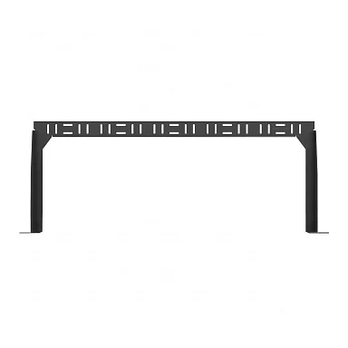 Cabeus CO-PLB-1U-C04-MPO-BK (11983c) Горизонтальный 1U кабельный органайзер 19" Черный