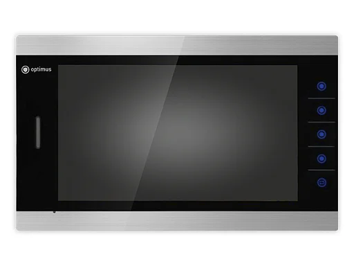 Монитор видеодомофона Optimus VMH-10.1 (черный+серебро)