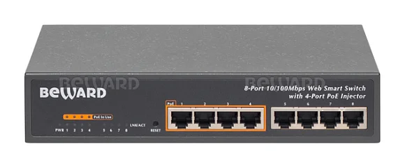Коммутатор Beward STW-8P4