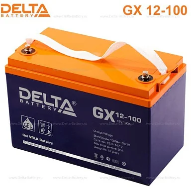 Аккумулятор Delta GX 12-100 GEL (12 В / 100 Ач)