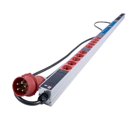 Rem R-3x16-30S-I-1820-3-3PN Вертикальный блок розеток 19" , до 16А