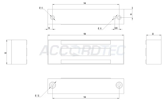 AccordTec ML-300K с уголком, цвет Серебряный металлик