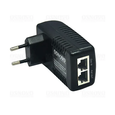 PoE Инжектор OSNOVO Midspan-1/151, 1 PoE,  до 15,4 Вт