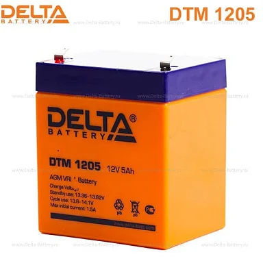 Аккумулятор Delta DTM 1205 AGM (12 В / 5 Ач)