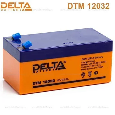 Аккумулятор Delta DTM 12032 AGM (12 В / 3,2 Ач)