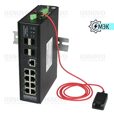 OSNOVO SW-80804/ILS(port 90W,300W)