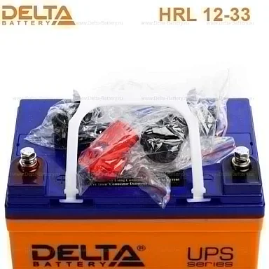 Аккумулятор Delta HRL 12-33 Х AGM (12 В / 33 Ач)
