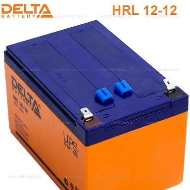 Аккумулятор Delta HRL 12-12 Х AGM (12 В / 12 Ач)