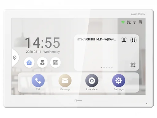 Монитор видеодомофона Hikvision DS-KH9510-WTE1 (B)