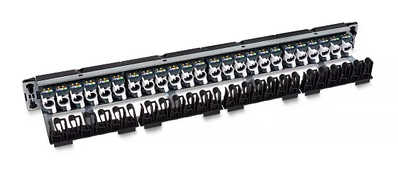 Cabeus PL-24-KJ-RJ45-Cat.6a-180T (11832c) Патч-панель 19"  на 24 порта
